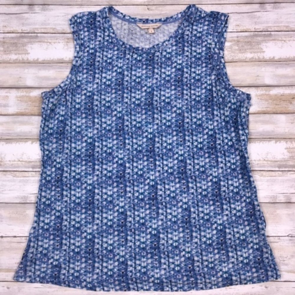 REBECCA TAYLOR Tank Top 100% Linen Sz Small